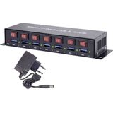 Renkforce USB 3.2 Gen 1 Hub - 7 Poorten - Zwart