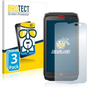 BROTECT AirGlass kogelwerende glasfolie (3 Stuk, Actie X3), Smartphone beschermfolie