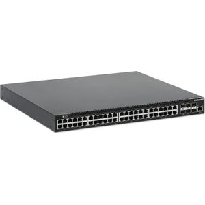 Intellinet - 54-P PoE+ - Beheerde Schakelaar - Zwart - 54 Poorten - 850W