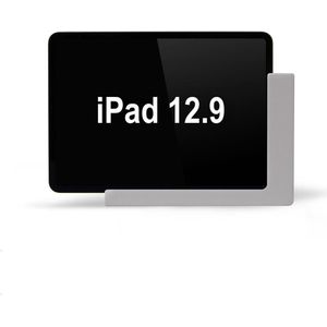 TabLines TWP025S Muurbeugel voor Apple iPad Pro 12.9 (1e/2e generatie), zilver, Tablethouder