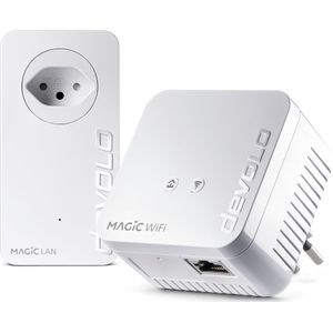 Devolo Magic 1 WiFi mini Starter Kit (1200 Mbit/s), Powerline, Wit