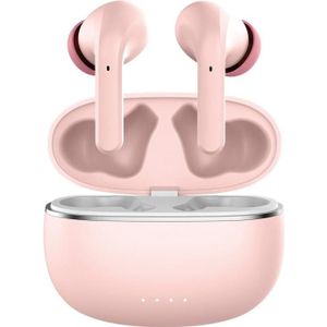 Forever Bluetooth ANC-oortelefoon TWE-210 Oortjes roze (ANC, 36 h, Draadloze), Koptelefoon, Roze