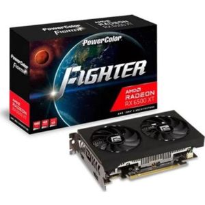 Powercolor VGA Radeon Fighter RX 6500XT 4GB GDDR6 V3 (AXRX 6500XT 4GBD6-DHV3) (4 GB), Videokaart