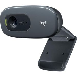 Logitech C270 (0.90 Mpx), Webcam, Grijs