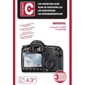 Caruba LCD deksel universeel 4.3, Camerabescherming