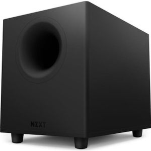 NZXT Subwoofer Zwart V2 EU Netsnoer AP-SUB80-EU detailhandel, PC-luidspreker, Zwart