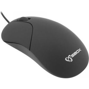 Sbox M-923 zwart (Bedraad), Muis, Zwart