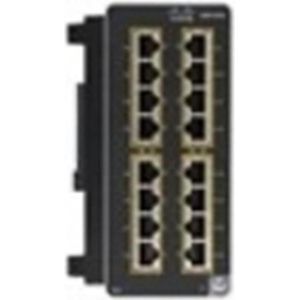 Cisco KATALYSATOR IE3300 ROBUUST 16-POORTS (16 ports), Netwerkschakelaar, Zwart