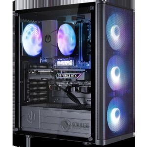 Joule Performance Gaming PC RTX5060TI R7 32GB 2TB L1136047 (2000 GB, 32 GB, AMD Ryzen 7 9700X, GeForce RTX 5060 Ti), PC, Zwart