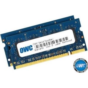 OWC 4,0 GB (2x 2 GB moduleset) PC-6400 DDR2 800MHz SO-DIMM 200-pins geheugenmodule voor Apple (2 x 2GB, 800 MHz, DDR2 RAM, SO-DIMM), RAM