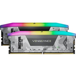 Corsair - Vengeance RGB - RAM - Wit - 32GB (2 x 16GB), 6400 MHz, DDR5, DIMM 288 pin