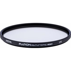 Hoya Lensfilter Fusion Antistatic Next UV - 55 mm (55 mm, UV-filter), Lensfilter, Zwart