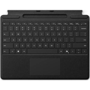 Microsoft Surface Pro-toetsenbord met penopslag voor bedrijven (DE, Docking), Toetsenbord, Zwart