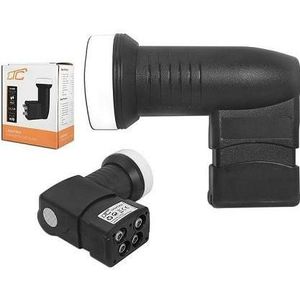 Lasmex Omvormer SAT QUAD LTC ZWART (Quad LNB), LNB, Zwart