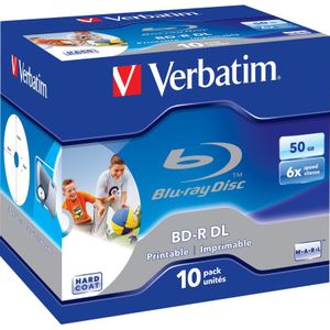 Verbatim 43736 Lees/schrijf blu-ray disc BD-R 50 GB 10 stuk(s)