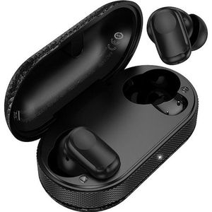 Hoco Wireless headphones wireless earphone bluetooth TWS EQ19 midnight black (7 h, Draadloze), Koptelefoon, Zwart