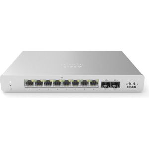 Cisco MS120-8 1G L2 (10 ports), Netwerkschakelaar, Grijs