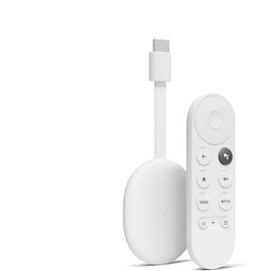 Google Chromecast met Google TV 4K (Google Assistent), Streaming Media Speler, Wit