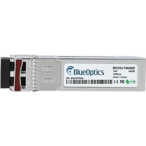 BlueOptics Compatibel Check Point CPAC-TR-10ER-C SFP+ Transceiver, LC-Duplex, 10GBASE-ER, Singlemode Fiber, 1, Zendontvangers, Zilver