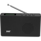 Reflexion Radio DAB - DA - VHF (FM) Voelbare Toetsen Zwart