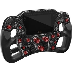 Asetek SimSports Invicta Formula - Stuur - Rood op Zwart Editie - 4,3-inch LCD - USB-C