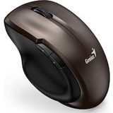 Genius - Ergo 8200S - Draadloze Muis - Bruin - Zwart - Optisch