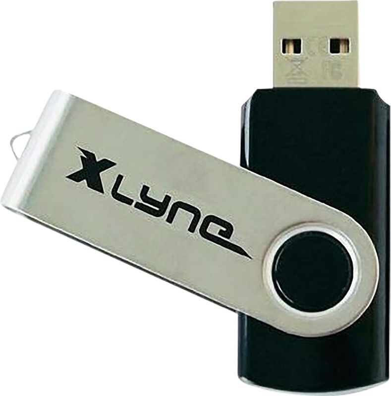 Xlyne - Swing-Editie - USB-stick - Zwart - 4 GB