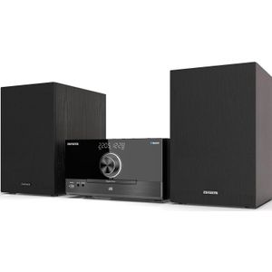 Aiwa MSBTU-600 mikrojärjestelmä, musta (Bluetooth, CD Speler, 2x 25 W), Stereosysteem, Zwart