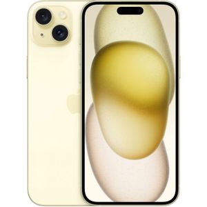 Apple iPhone 15 Plus (128 GB, Geel, 6.70"", SIM + eSIM, 48 Mpx, 5G), Smartphone, Geel