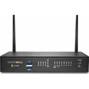 Sonicwall - Tz370 - Firewall-router - Zwart - Materiaal: Aluminium