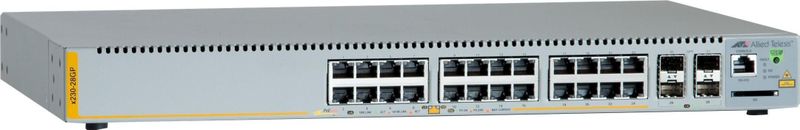 Allied Telesis AT-x230-28GP-50 Managed L3 Gigabit Ethernet (10/100/1000) Power over Ethernet (PoE) Grijs