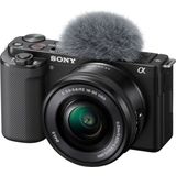 Sony - Alpha ZV-E10L - Camera - Zwart - 16-50 mm - 24 Mpx - APS-C / DX