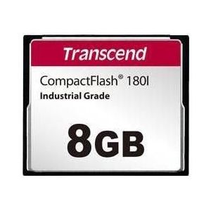 Transcend - CF180 - Geheugenkaart - Zwart - 8GB - SLC-modus - Wide Temp