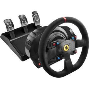 Thrustmaster T300 Ferrari Integrale RW Alcantara Editie (PC, PS3, PS4, PS5), Controller, Zwart