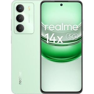 realme 14x (256 GB, Peridot groen, 6.67", Hybride dubbele SIM, 5G), Smartphone, Groen
