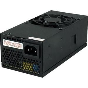 LC-Power Voeding 350W TFX LC POWER TFX V2.31, 80mm ventilator, 85% efficiëntie (350 W), PC-voedingseenheid, Zwart
