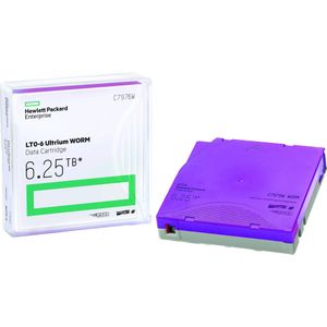 HPE - Ultrium 2.5TB LTO Cartridge Data - Paars - Opslagcapaciteit 2.5TB