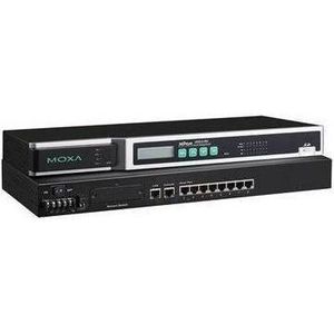Moxa NPORT 6610-8-48V - 8-poorts RS-232 naar Ethernet beveiligde apparaatserver, 48 VDC ingang, Data converter