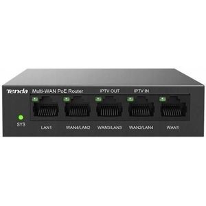 Tenda - G0-5G-PoE - Bekabelde Router - Zwart - Gigabit Ethernet
