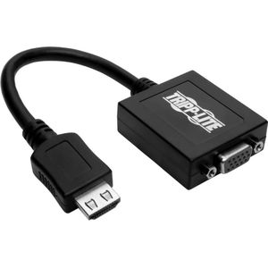 Eaton HDMI naar VGA met Audio Converter Kabeladapter voor Ultrabook/Laptop/Desktop PC M/V 6 (HDMI, 22.86 cm), Data + Video Adapter, Zwart