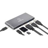 Renkforce - RF-4599772 - USB-C Dockingstation - Aluminium - 4K HDMI - Universeel