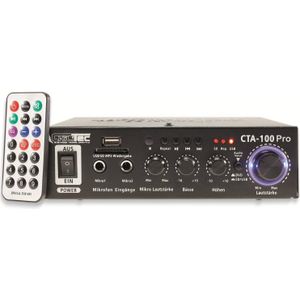 Chilitec Mini hifi-versterker CTA-100 pro, USB, afstandsbediening, Bluetooth, DJ afspeelapparaat