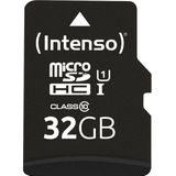 Micro SD Memory Card with Adaptor INTENSO 32 GB x 2