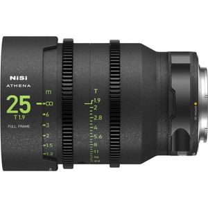 Nisi ATHENA Prime 25mm T1.9 Canon RF-vatting (Nieuw), Objectief