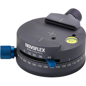 Novoflex Panoramaplaat met snelkoppeling, sluitingen (Snelkoppelingsplaat), Statief accessoires, Blauw, Grijs
