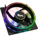 Cryorig Crona S PWM ventilator, ARGB, 3-pak (120 mm, 3 x), PC ventilator, Zwart