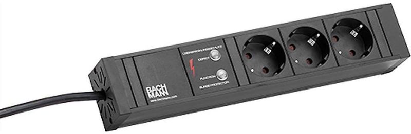 Stekkerdoos - 3 Geaarde Stopcontacten - 2 Meter Kabel - Kunststof