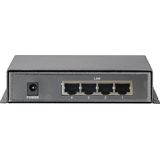 LevelOne FSW-0513 netwerk-switch Fast Ethernet (10/100) Power over Ethernet (PoE) Zwart, Grijs