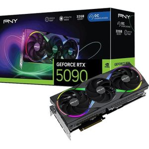 PNY GeForce RTX 5090 ARGB OC(DLSS 4, 3x DisplayPort, 1x HDMI 2.1), Videokaart