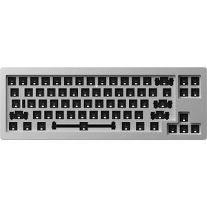 Akko MonsGeek M7 VIA Barebone Kit Zilver (Barebone), Toetsenbord, Zilver